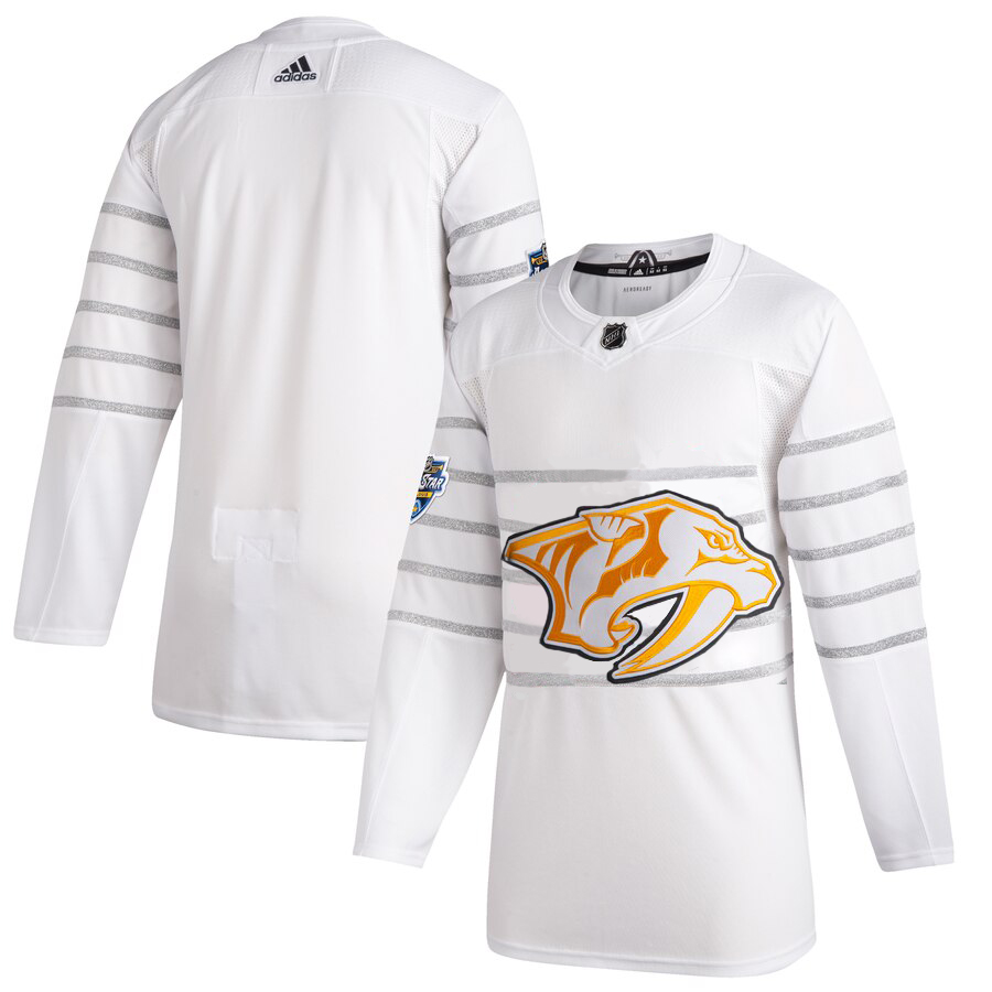 Men Nashville Predators Adidas White 2020 NHL All Star Game Authentic Jersey